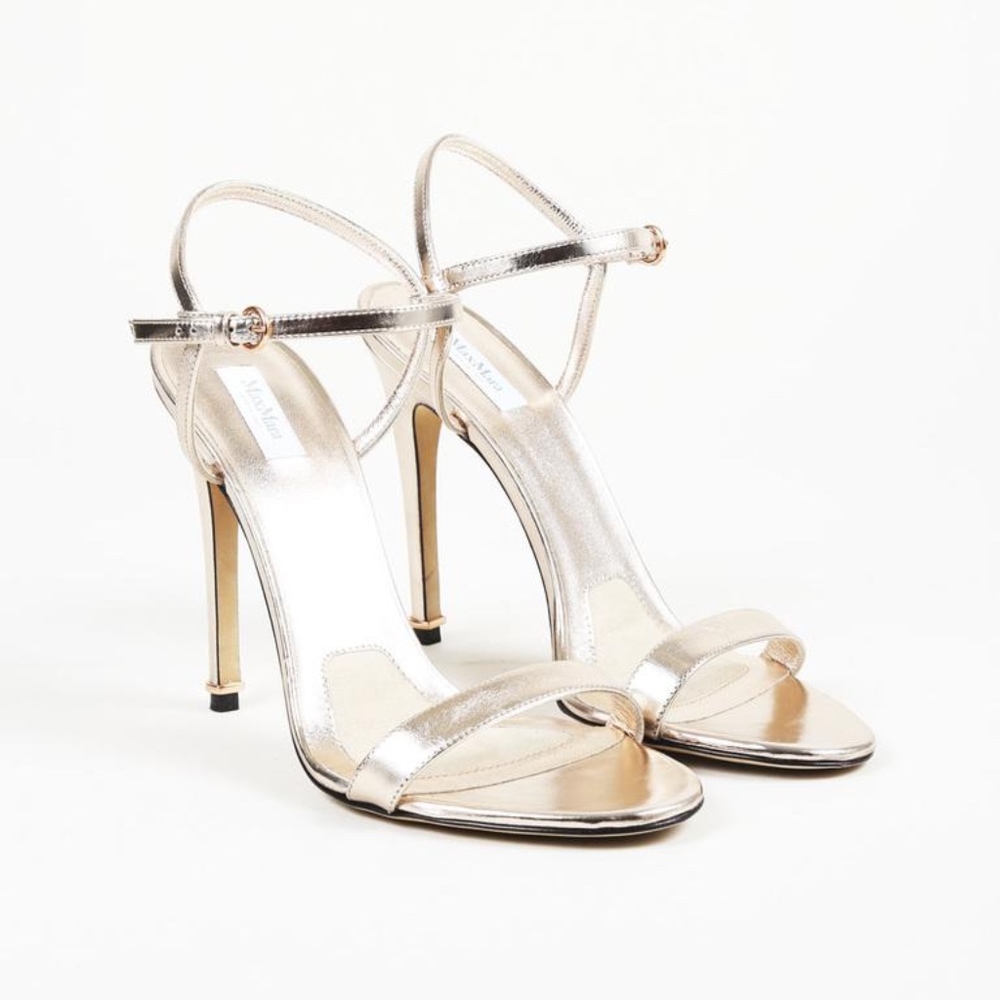 MaxMara open toe pumps